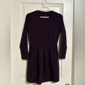 ARITZIA TALULA Tartine Purple Long Sleeve Mini Dress Women's Size Small